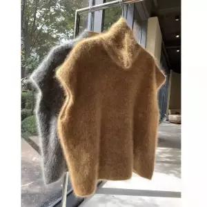 밴널스샵 여친 캐시미어 워싱 조끼 럭셔리 꼰전정 기모 붐 소프트 베스트 폴라 HO1