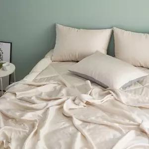 풍기 인견 여름 홑이불 베개 커버 침구 세트