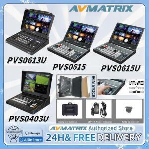 Avmatrix PVS0403U PVS0615U 비디오 스위처 6채널 휴대용 멀티 포맷 SDI LEDMI 믹서 1080p pk Shark H S 4