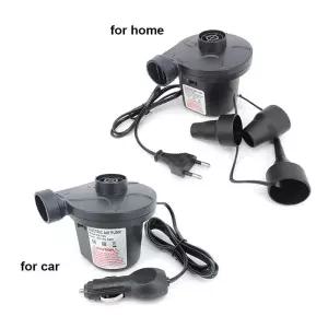 휴대용 풍선 자동차 펌프 12V 220V 전기 공기 압축기 매트리스 수영장 충전 팽창기 송풍기 노즐