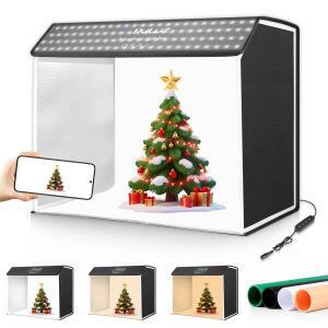 PULUZ 60 x 40cm 포토 스튜디오 LED 라이트 박스 휴대용 24x16x20인치 직육면체 사진 촬영 텐트 키트 4가지