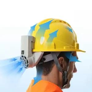 쿨링 안전모 냉각팬 헬멧용 충전 여름용 야외 충전식 클립