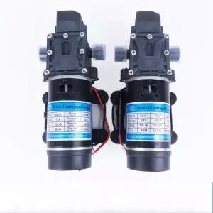 12V 24V 100W 120W 10L/최소 물 고압 다이어프램 자체 프라이밍 펌프 분무기 세차