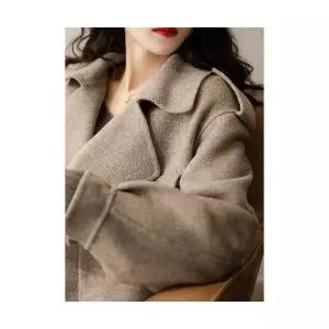 헐크 여성 여친 코트 모직 숏 가을 KKE3