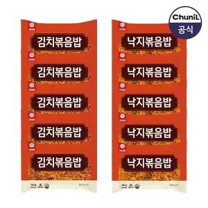 [천일식품] 김치볶음밥300g 5봉 + 낙지볶음밥 300g 5봉