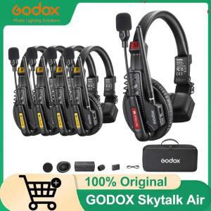 고독스 스카이톡 에어 2.4GHz 무선 인터컴 시스템 500mm 그룹 통신용 소음 없는 디자인 영화 제작팀용