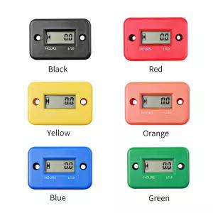 휴대용 디지털 타코미터 엔진 ATV 오토바이 발전기 유도식 계기판 검정 빨강 파랑 색상