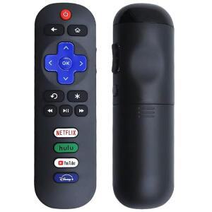 모든 로쿠 TV에 호환되는 고품질 교체용 리모컨, TCL 로쿠/하이센스 로쿠/샤프 호환 (스틱, 박스 또는 스피