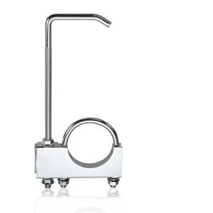 행거가 있는 MCSDFN 2.5인치 배기 클램프, 범용 행거 헤비 듀티 머플러 행거는 대부분의 자동차 트럭 시스템에 적합한 2-1/2인치 파이프입니다