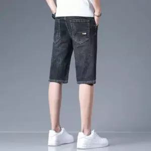 록쉬블몰 데님 남친 캐주얼 여름 청반바지 스트레이트 쿨링 반바지 HO1