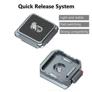 HOT 유니버설 아르카 퀵 릴리즈 시스템 플레이트 클램프 1/4'' 3/8' 스위치 키트 DSLR 카메라 짐벌 삼각대