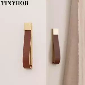 유럽 스타일의 가구는 부엌 옷장 드레서 문 손잡이 가죽 골드 황동 서랍 캐비닛 당겨 빈티지를 처리합니다