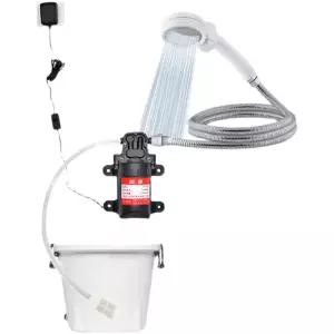 휴대용 샤워기 캠핑 간이 펌프식 야외 여행 워터펌프 샤워용품 간편세척