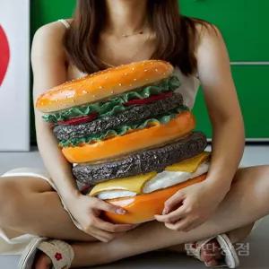 햄버거의자 소품 레스토랑 인테리어 매장 장식 카페 음식점 스툴