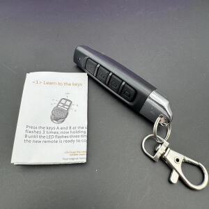 자동차 도어 키 버튼 용 원격 제어 433MHZ 차고 문 복사 오프너