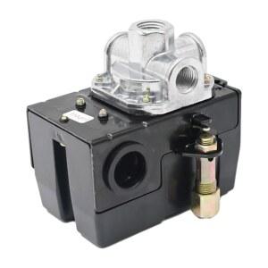 [미국배송] VKINMAN LF10-4H 에어 컴프레서 압력 스위치 제어 NPT1 /4 95-125 PSI용 4포트 교체