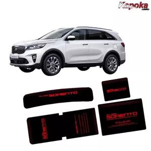 올뉴쏘렌토 레이저각인 LED 컵홀더플레이트 자동차용품 차량용품 무드등 차량용