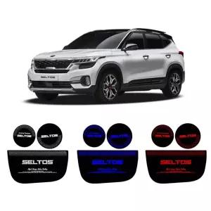 기아 셀토스레터링 LED튜닝 컵홀더플레이트 시그니처 개성만점 튜닝용품 LED조명