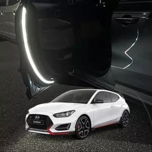 현대 벨로스터 웰컴라이트 LED도어등 무드등 엠블럼조명 정비소 필름조명 도어빔