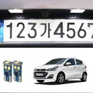 쉐보레 스파크 LED 번호판등 T10 2개1세트 차량용품 자가정비 정비소 차량정비 카센터