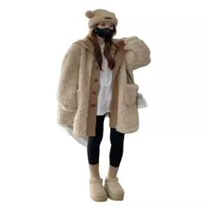 여성 점퍼 후드 양털 플리스 아우터 봄 롱 뽀글이 겨울 데일리 가을 신상 자켓 따뜻한