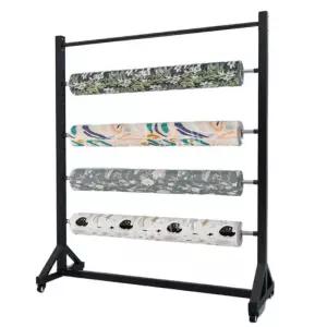 지지대 패브릭 롤 진열대 원단 거치대 시트지 기본형 스탠드 보관대 걸이대