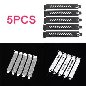 5pcs 3 스타일 PCI 슬롯 커버 먼지 필터 블랭킹 보드 냉각 팬 환기