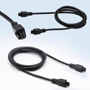 1M/1.5M/2M Bambu Lab 6핀 AMS 버스 케이블(X1/X1C/P1/P1S/P1P/H2D 압출기용 마그네틱 링 포함)