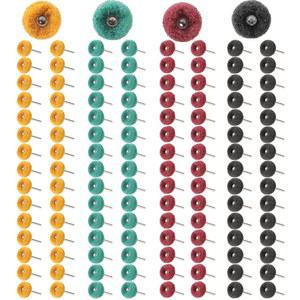 이중 레이어 버핑 패드 120개 DREMEL 멀티 연마 드릴용 80 그릿