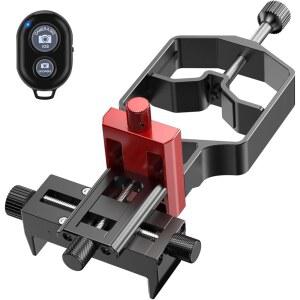 [미국배송] 트라이댑터 - 범용 전화 스코프 디지스코핑 어댑터|고정밀 XYZ 금속 망원경 장착 3축 스마트폰 홀더 단안 비노스 발견|모든 휴대폰 카메라 /최대 2.4인치 접안렌즈