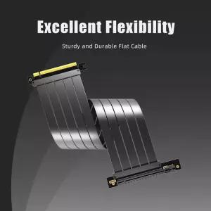 PCI 익스프레스 3.0/4.0 x16 to Gen 4 GPU 더블 리버스 그래픽 카드 확장 케이블 라이저 ITX 금도금