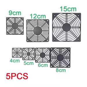 5개 팬 방진 그릴 PC 케이스 80mm 4cm 데스크탑 컴퓨터 쿨링