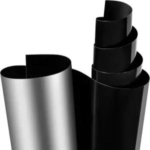 사르크리 비닐 자동차 랩 5피트 x 1피트 글로스 피아노 블랙 차량 DIY 인테리어 외장 모터 페인트 보호