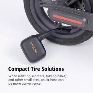 AS100 사이클링 액세서리 용 Airbank 연장 튜브 자전거 펌프 에어 호스 밸브 어댑터