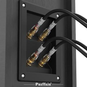 Preffair 바나나 커넥터 4mm 스피커 플러그 24K 금도금 잭 바인딩 포스트와 일치
