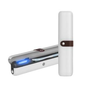 휴대용 UV 칫솔 소독제 여행용 케이스 UV-C LED 살균 및 충전식 박스 클리너 홀더 사무실 홈