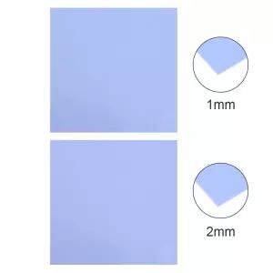 접착 전도성 방열판 석고 시트 컴퓨터 CPU 그래픽 칩 냉각 실리콘 그리스 열 패드 100x100mm