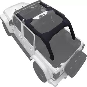 코버스 롤 바 커버 세트 지프 랭글러 JL 언리미티드 4도어 JLU 2018-2023 (2024-2025 아님) - 블랙