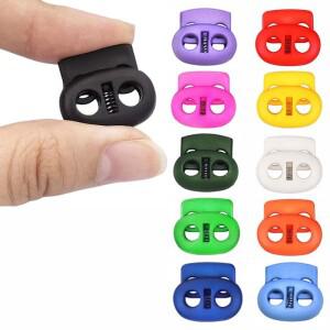 20피스 플라스틱 코드 잠금 스토퍼 Drawstring 매는 밧줄에 대 한 토글 클립 블록 리테이너 Paracord 로프