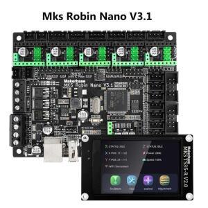 Makerbase MKS Robin Nano V3 32비트 제어 보드 마더보드 TMC2209 TS35 TFT 터치 스크린 WIFI 모듈 3D 프린