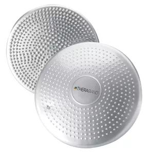 THERABAND Stability Disc 13인치 실버 라텍스 프리 코어 근력 향상용 사전 팽창 밸런스 쿠션 자세 및