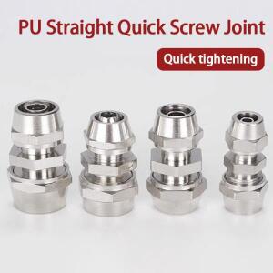 OD 호스 튜브 연결 PU 직접 공압 커넥터, 빠른 트위스트 에어 피팅, KPU-4 6 8 10 12 14 16mm, 개