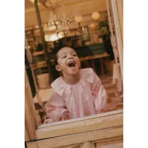 [국내배송] 자라 ZARA 리본 포플린 원피스 - 로즈핑크 970516