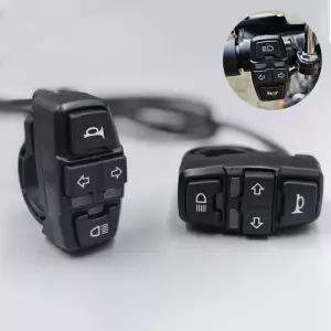 전기 자전거 스쿠터 스위치 전조등 방향 지시등 경적 온/오프 제어 오토바이 방수 36V 48V