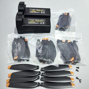 K919 MAX  7.4V 4500mAh 리튬 배터리 2개 K919MAX GPS 드론 브러시리스 모터 RC 쿼드콥터 메이플 리프 윙