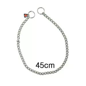 강아지 외출용품 HS목줄 스테인레스 45cm 체인 산책줄 강아지목줄 애견목줄 스텐목줄