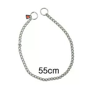 강아지 외출용품 HS목줄 스테인레스 55cm 체인 산책줄 강아지목줄 애견목줄 스텐목줄