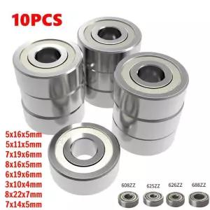 소형 베어링 685zz 608z 10 개 조용한 깊은 홈 미니 볼 스케이트 보드 스쿠터용 탄소강