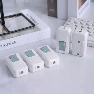 1PCS 보트 모양 스위치 작은 로커 버튼 배선 흰색 손 핀치 침대 옆 소형 기기 푸시 818