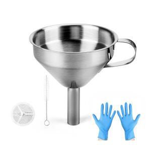 LCD DLP SLA 3D 프린터 레진 필터 깔때기 스테인리스 스틸 탈착식 이중 스트레이너 UV 컵 (엘레구, 애니큐